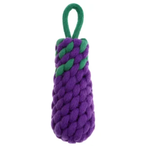 EGGPLANT ROPE TOY